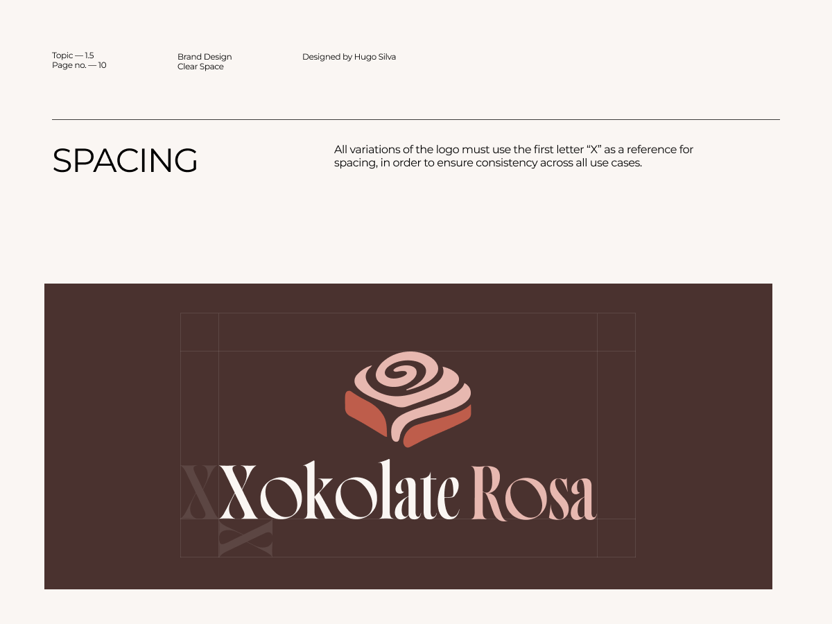 Xokolate Rosa brand guidelines — page 11 of 45