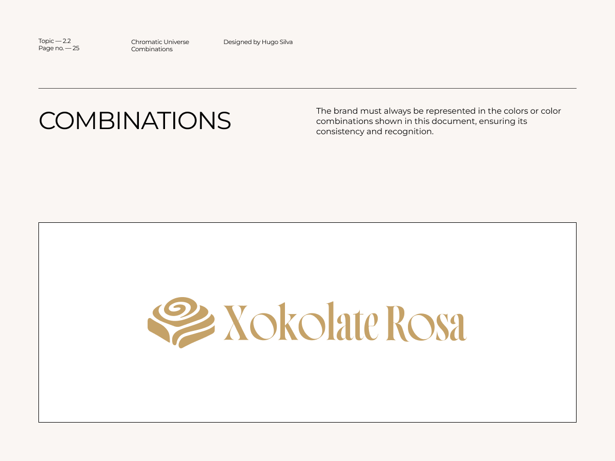Xokolate Rosa brand guidelines — page 26 of 45