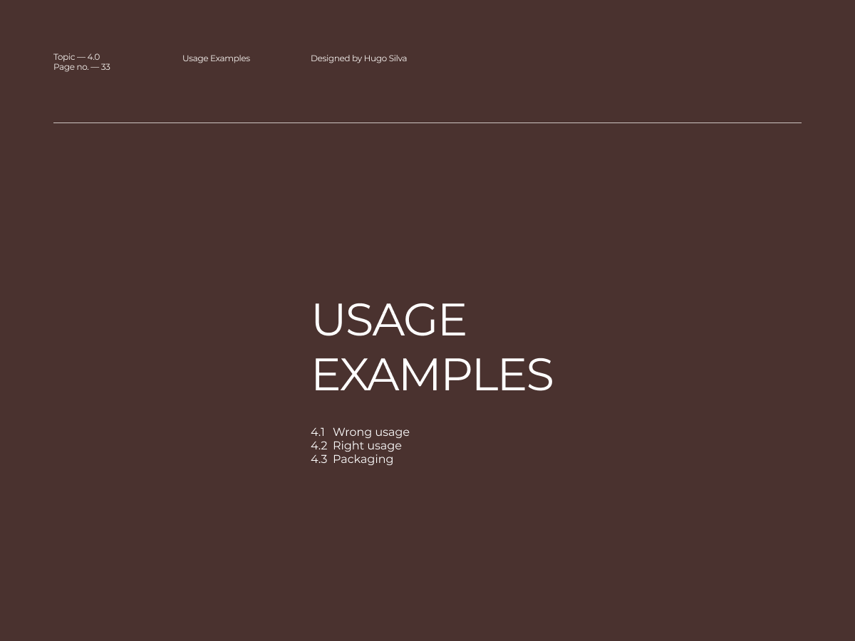 Xokolate Rosa brand guidelines — page 34 of 45