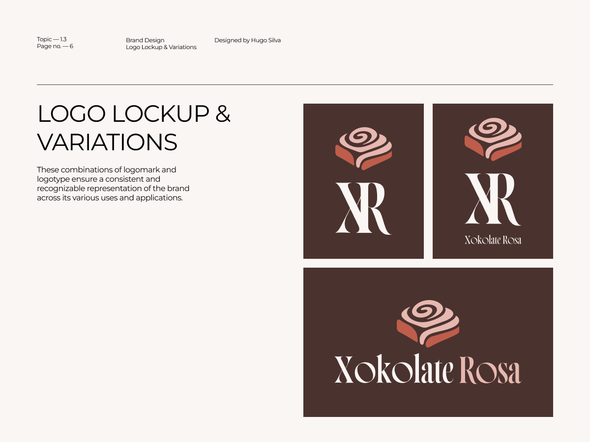 Xokolate Rosa brand guidelines — page 7 of 45