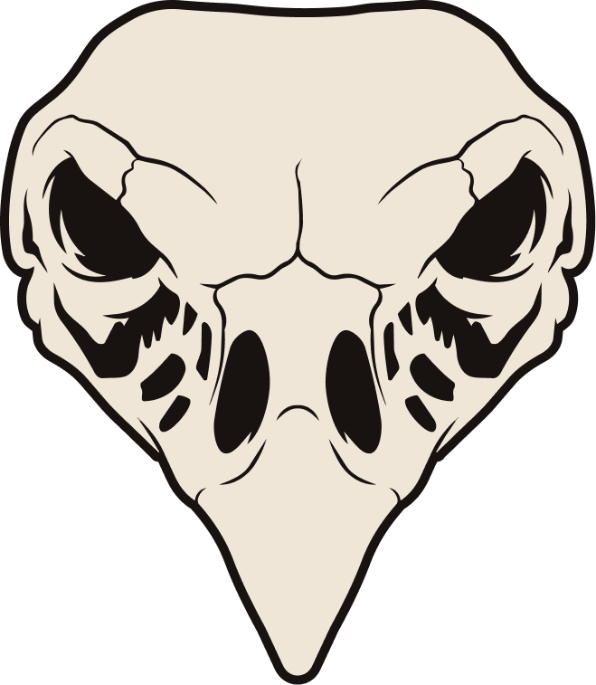 Vulture skull symbol